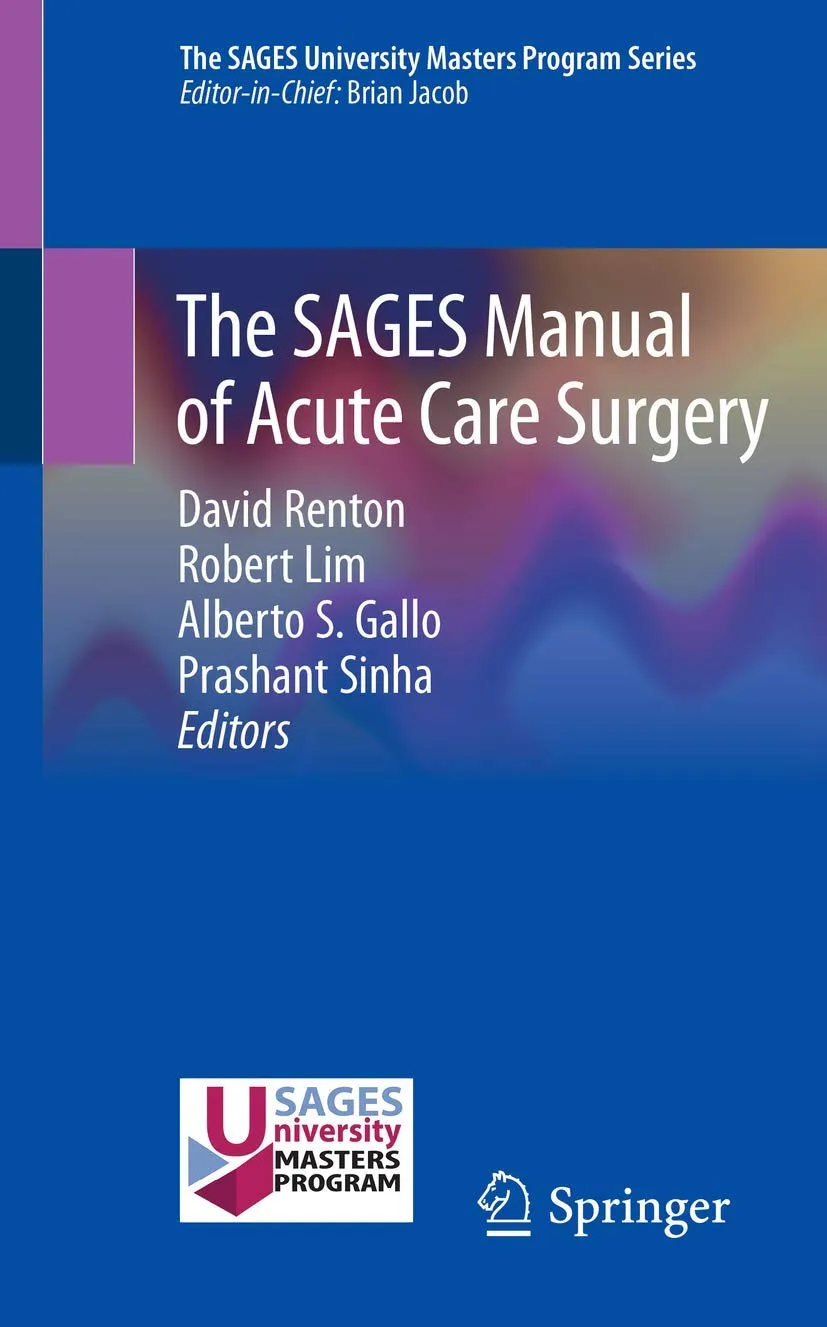 The SAGES Manual of Acute Care Surgery | Paperback