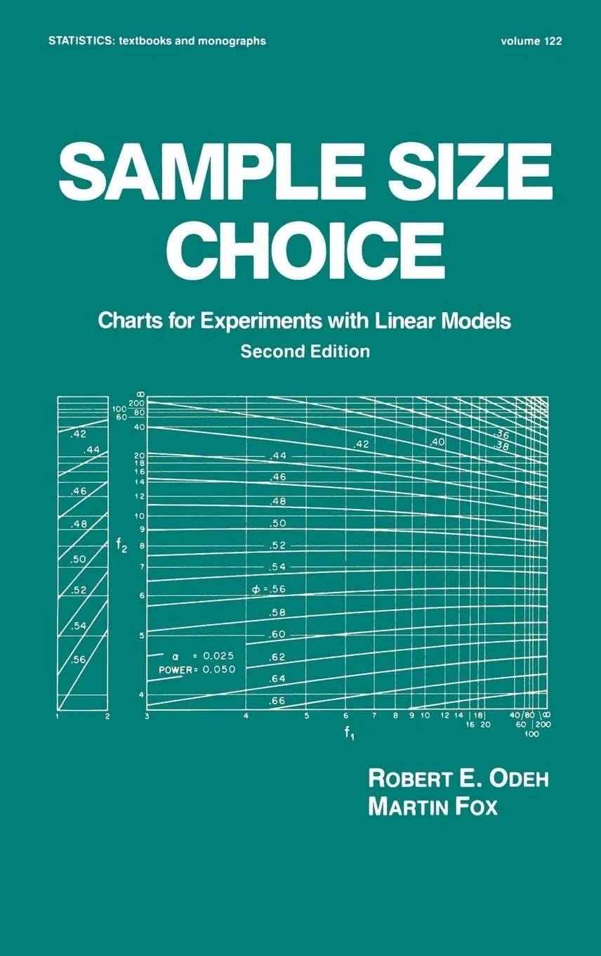 Sample Size Choice Charts for Experiments with Linear Models | 2nd Edition
