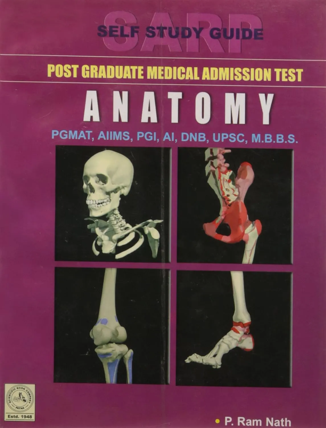SARP- Self Study Guide Post Graduate Medical Admission Test Anatomy | 5th Edition | Paperback