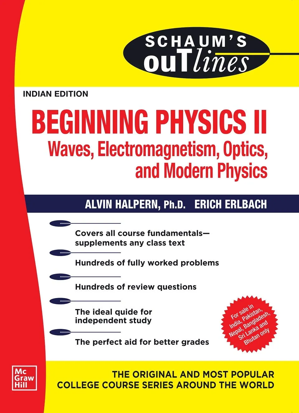 Schaum's Outline Of Beginning Physics II Waves Electromagnetism Optics And Modern Physics | Paperback