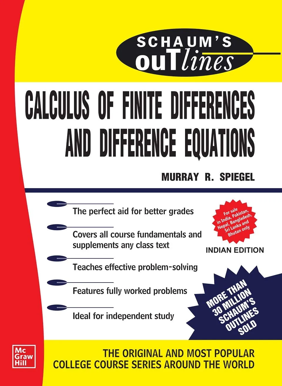 Schaum's Outline Of Calculus Of Finite Differences And Difference Equations | Paperback