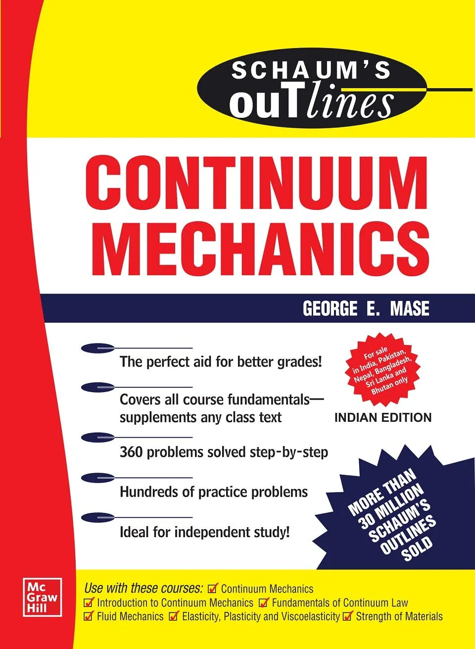 Schaum's Outline Of Continuum Mechanics | Paperback