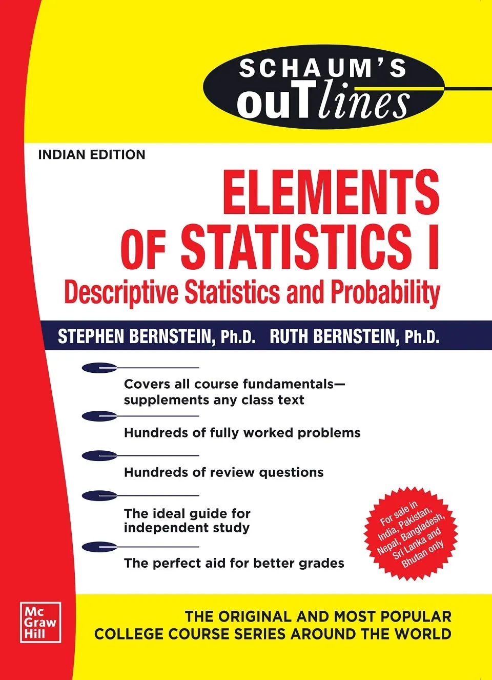 Schaum's Outline Elements Of Statistics I Descriptive Statistics And Probability | Paperback