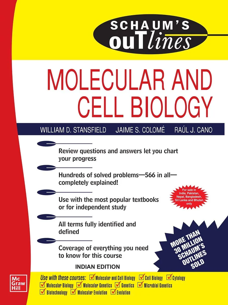 Schaum's Outline Of Molecular and Cell Biology | Paperback