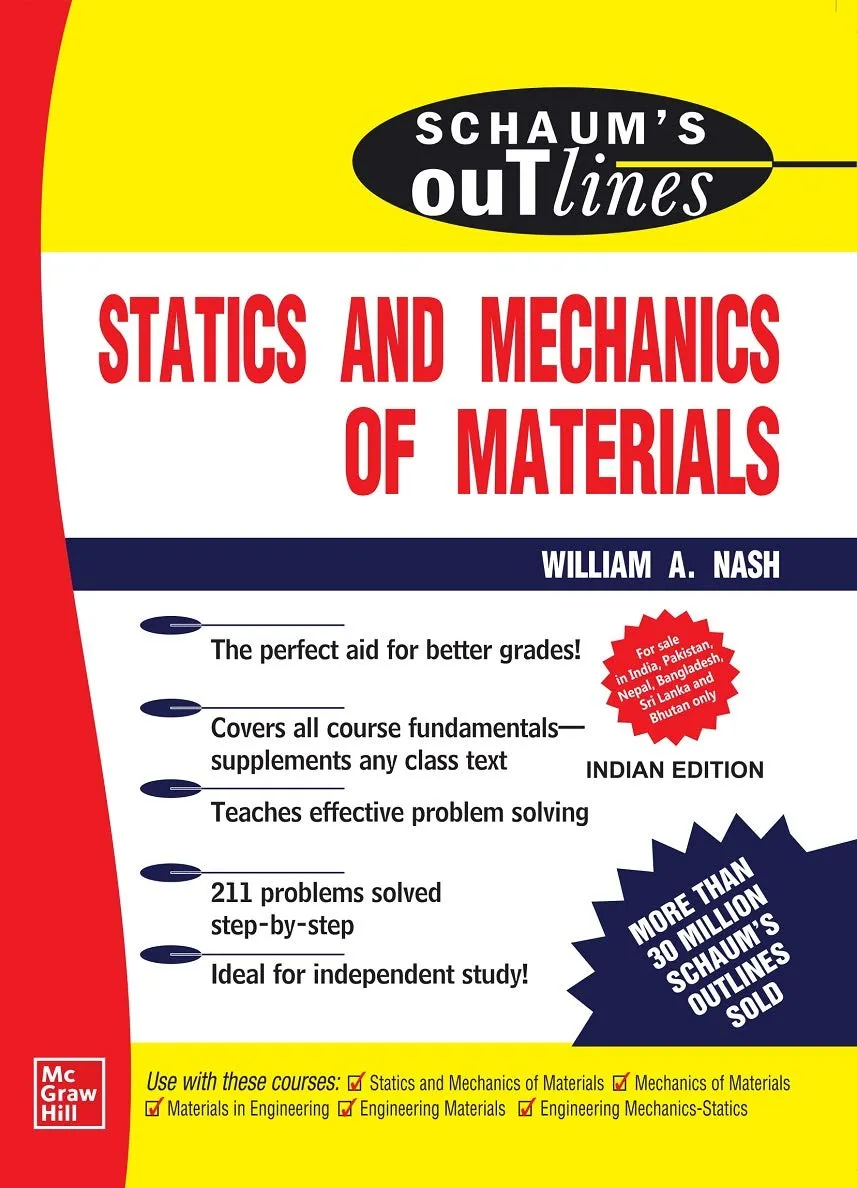 Schaum's Outline Of Statics And Mechanics Of Materials | Paperback