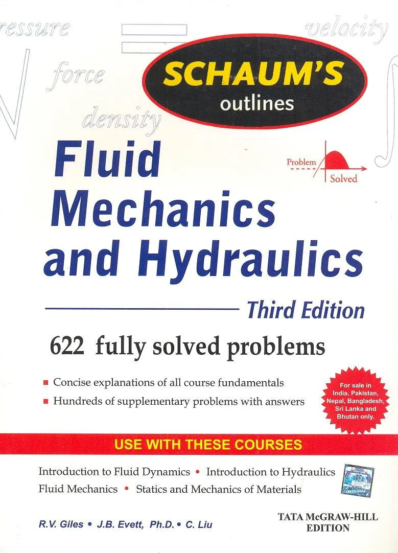 Schaum's Outlines Fluid Mechanics and Hydraulics | Third Edition | Paperback