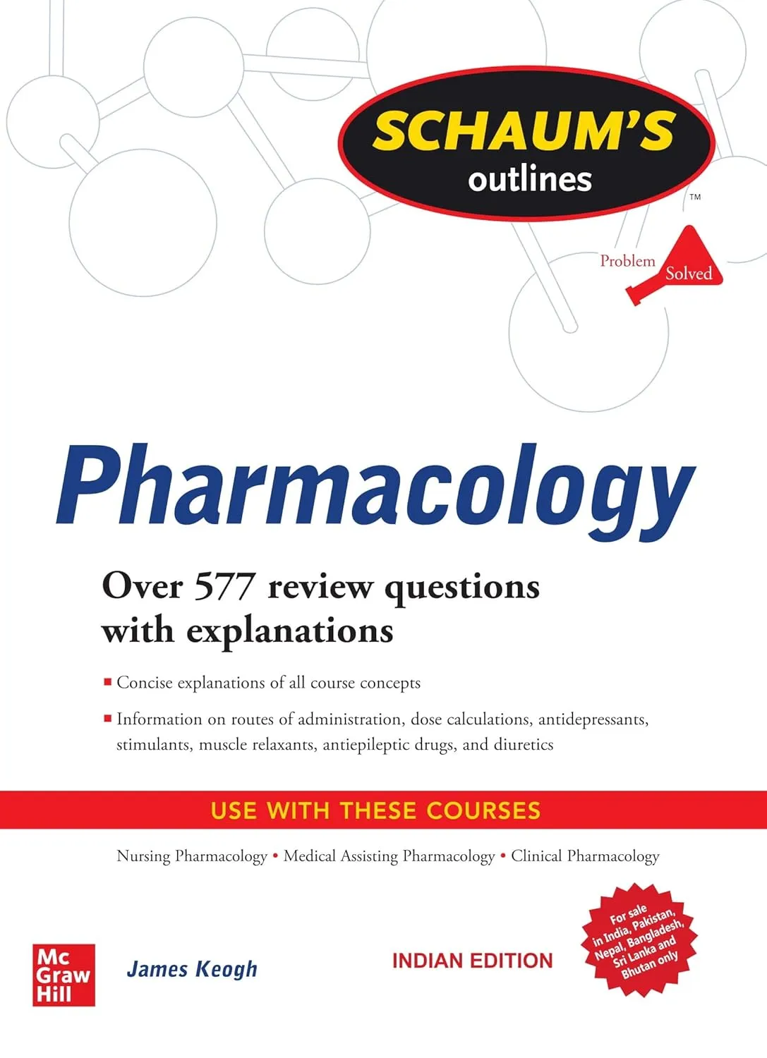 Schaum's Outlines Of Pharmacology Problems Solved | Paperback