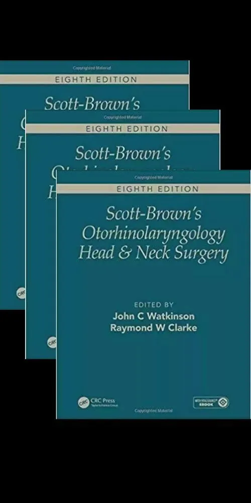 Scott Browns Otorhinolaryngology Head and Neck Surgery | 8th Edition | 3 Volume Set (Origional Price £ 495.00) | Hardcover