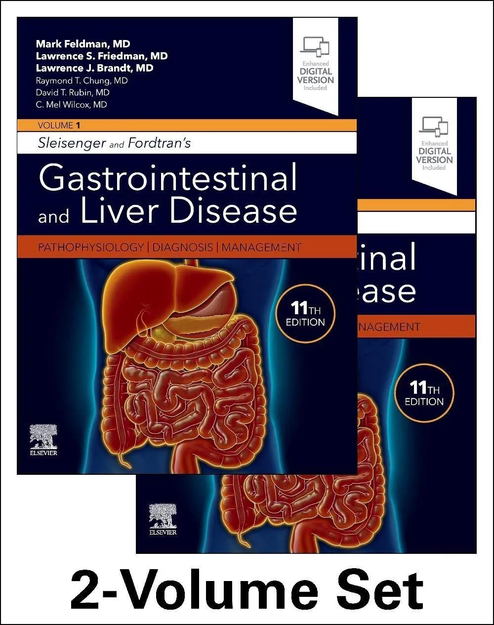 Sleisenger And Fordtrans Gastrointestinal And Liver Disease Pathophysiology Diagnosis Management 2 Vol Set 11e | Hardcover