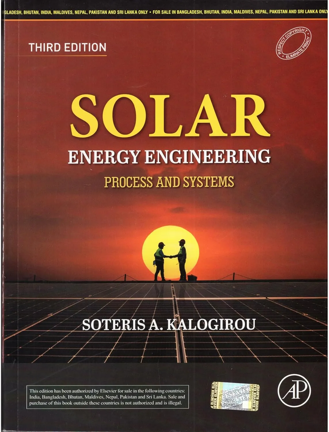 Solar Energy Engineering Process And Systems Third Editiond | Paperback