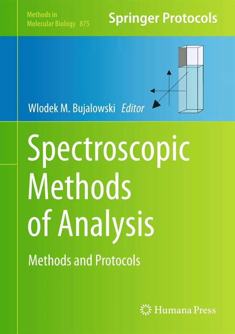 Spectroscopic Methos of Analysis | Hardcover