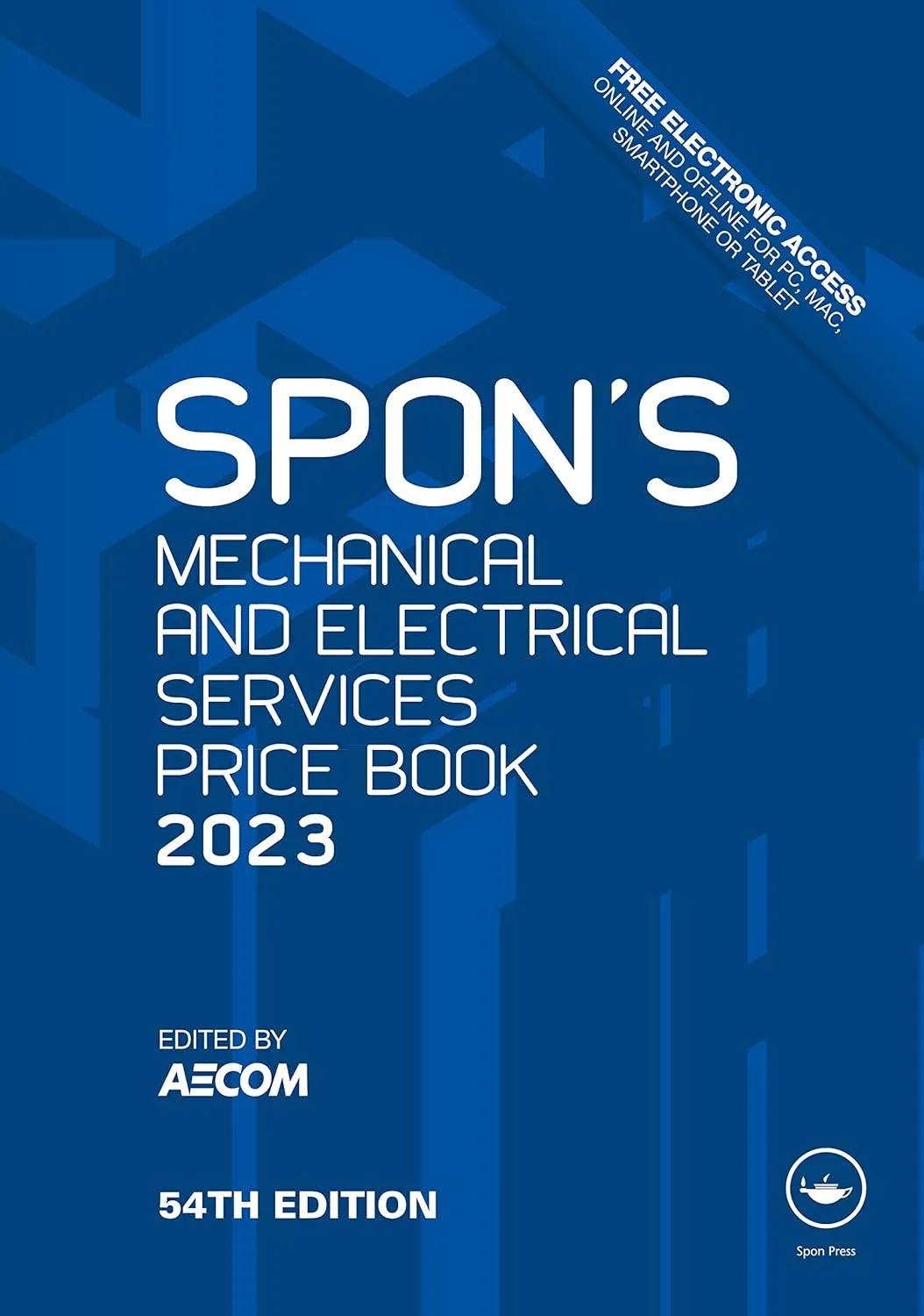 Spons Mechanical And Electrical Services Price Book 2023 54th Edition | Hardcover