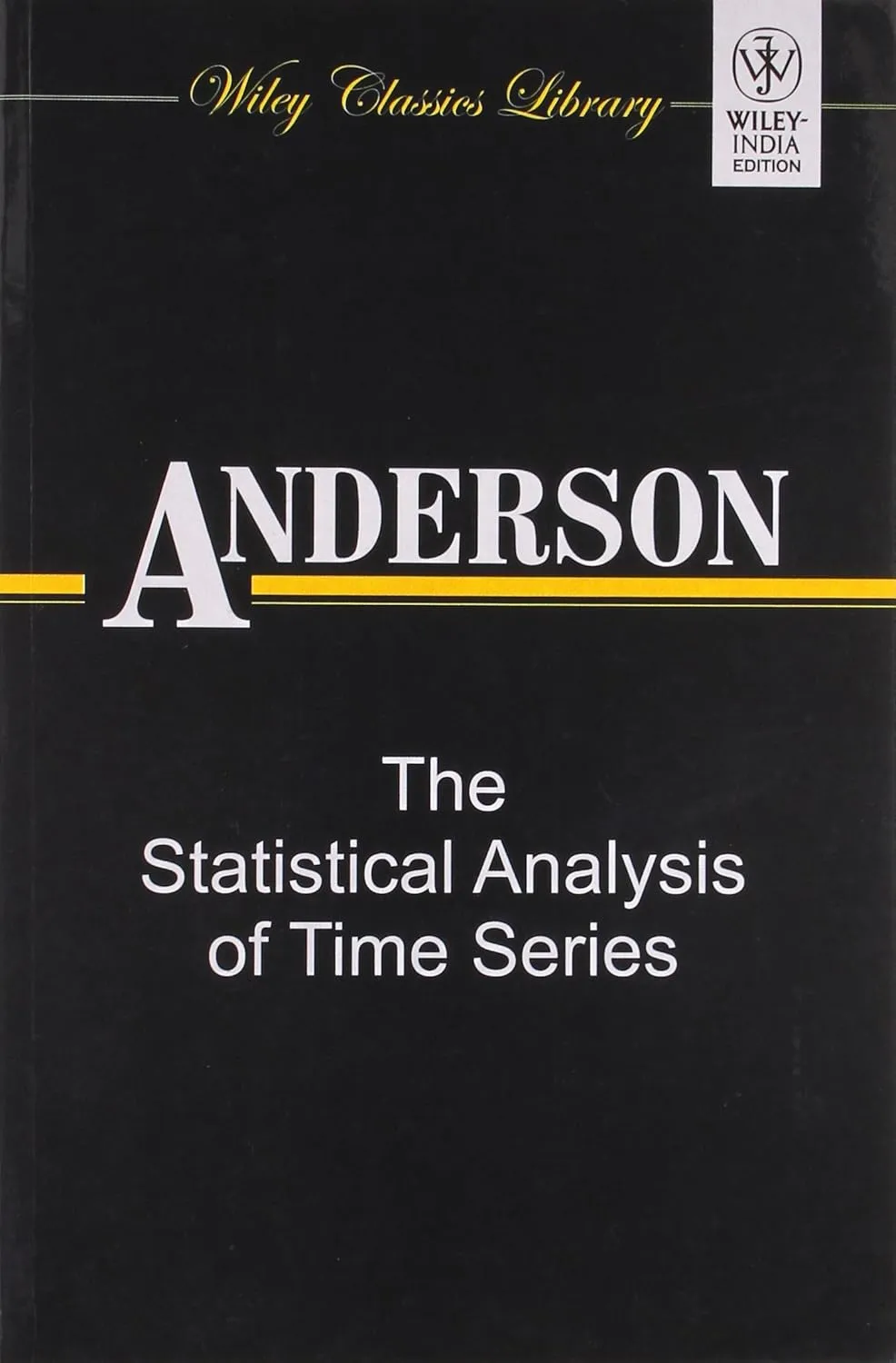 The Statistical Analysis of Time Series | Paperback
