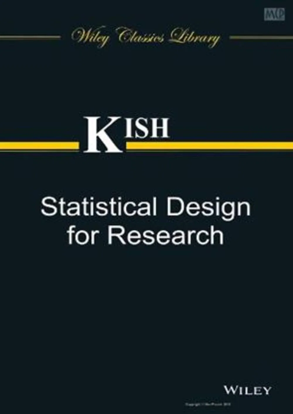 Statistical Design for Research | Paperback