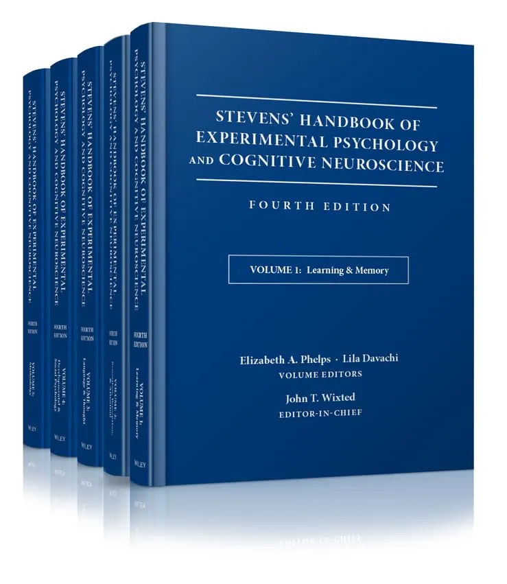Steven's Handbook of Experimental Psychology and Cognitive Neuroscience | 4th Edition | 5 Volume Set | Hardcover
