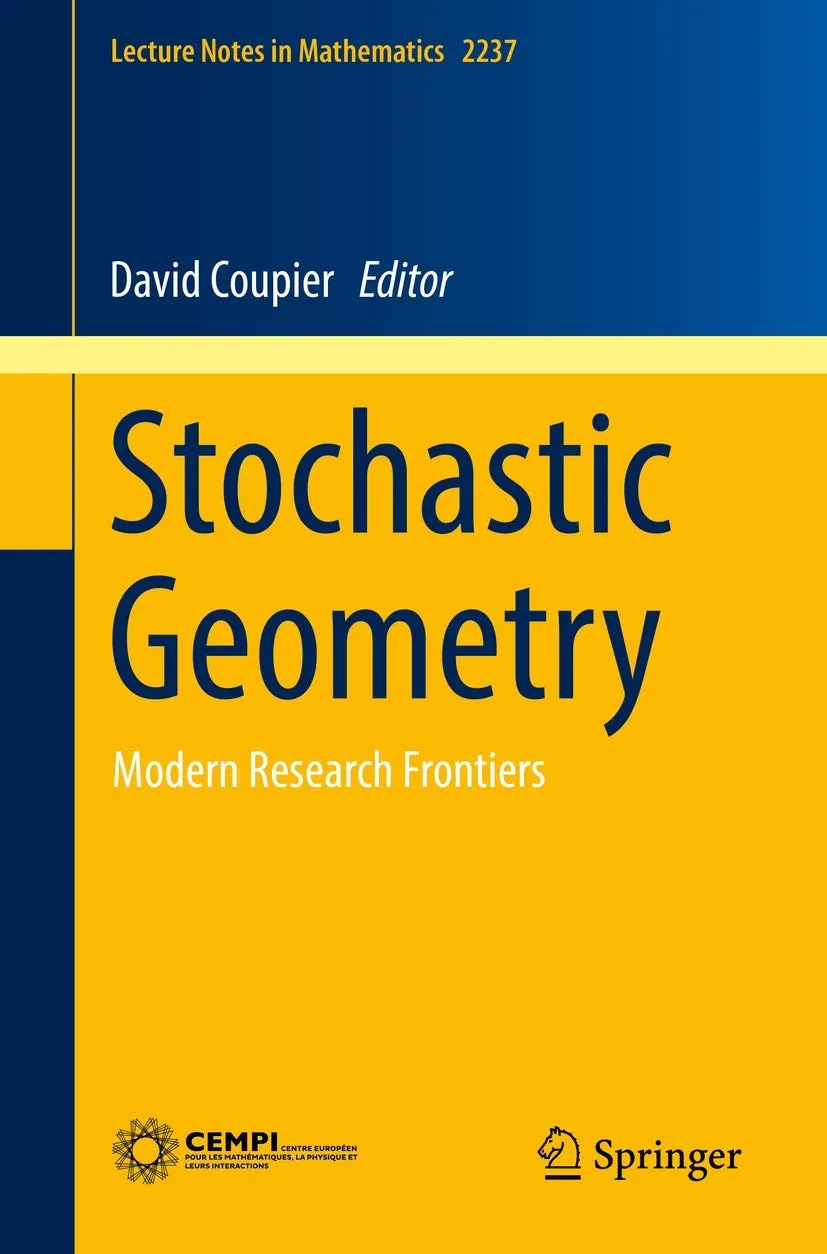 Stochastic Geometry Modern Research Frontiers | Paperback