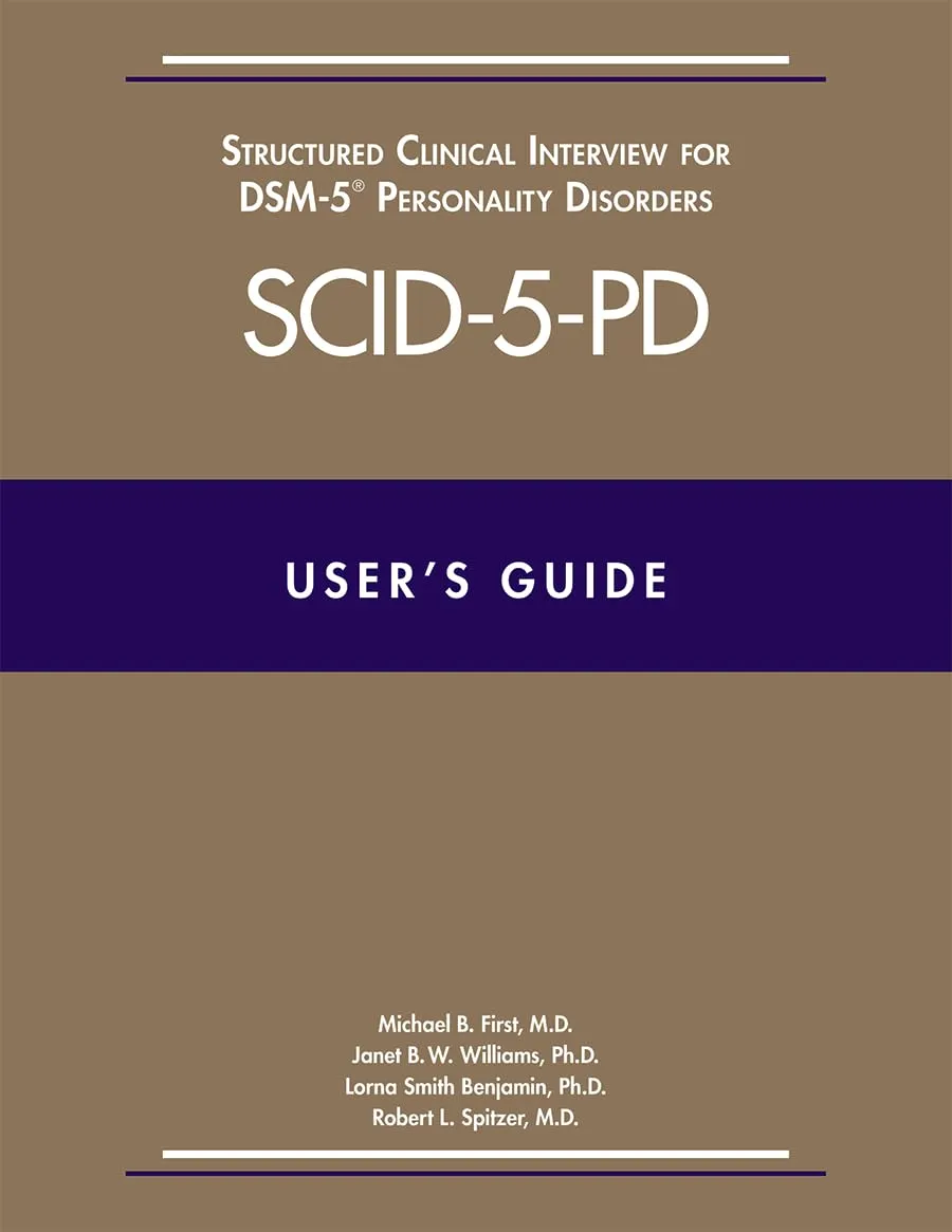 Structured Clinical Interview for DSM-5 Personality Disorders SCID-5-PD USER's Guide | Paperback