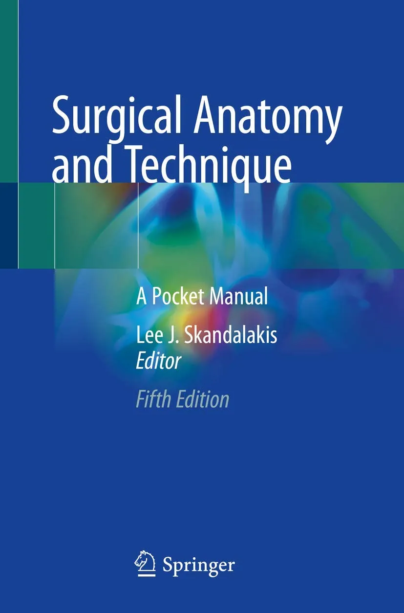 Surgical Anatomy And Technique A Pocket Manual 5th Edition | Paperback