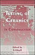 Testing of Ceramics in Construction | Hardcover