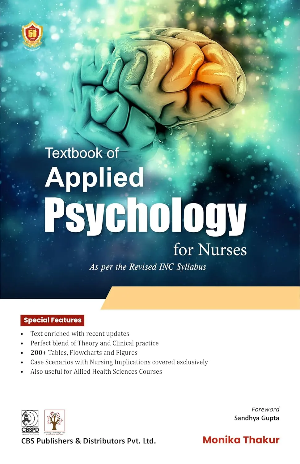 Textbook Of Applied Psychology For Nurses As Per The Revised Inc Syllabus (Pb 2025)