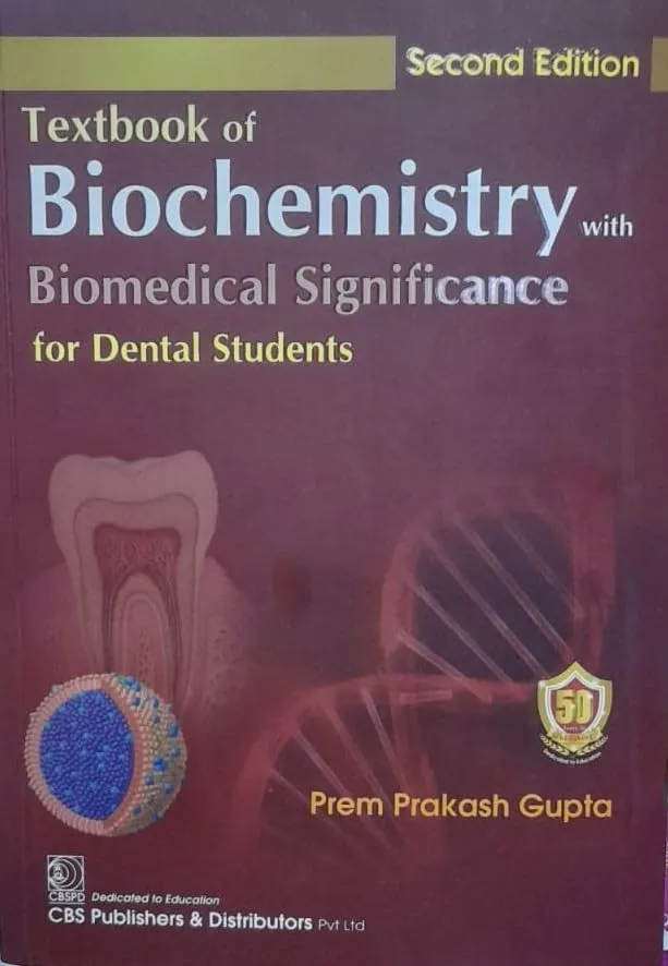 Textbook Of Biochemistry With Biomedical Significance For Dental Students 2nd Edition | Paperback