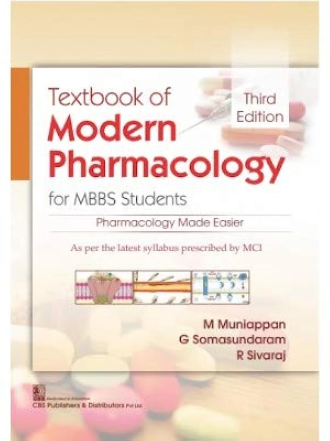 Textbook of Modern Pharmacology For MBBS Students | Third Edition | Paperback