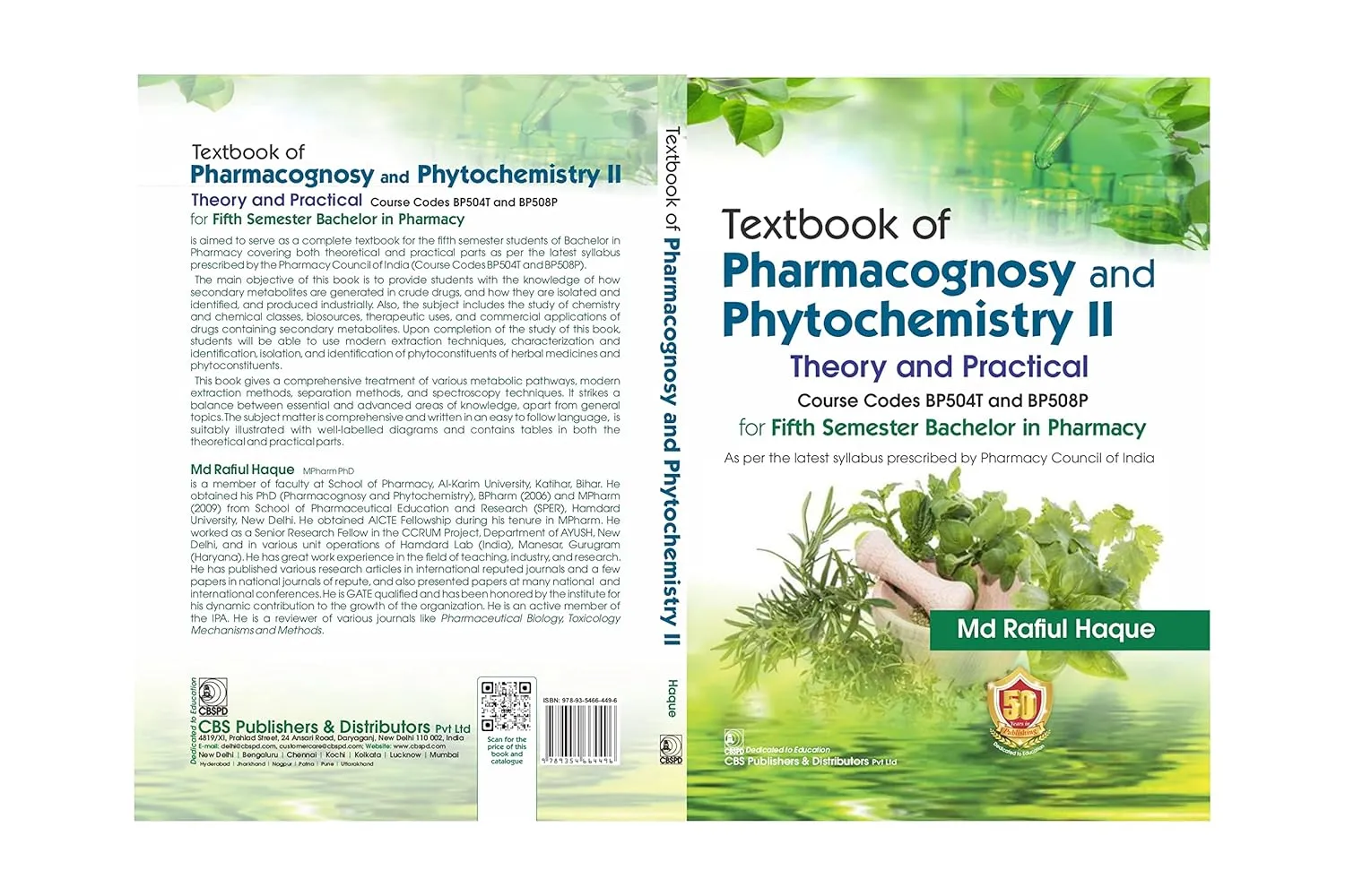 Textbook Of Pharmacognosy And Phytochemistry II Theory And Practical | Paperback