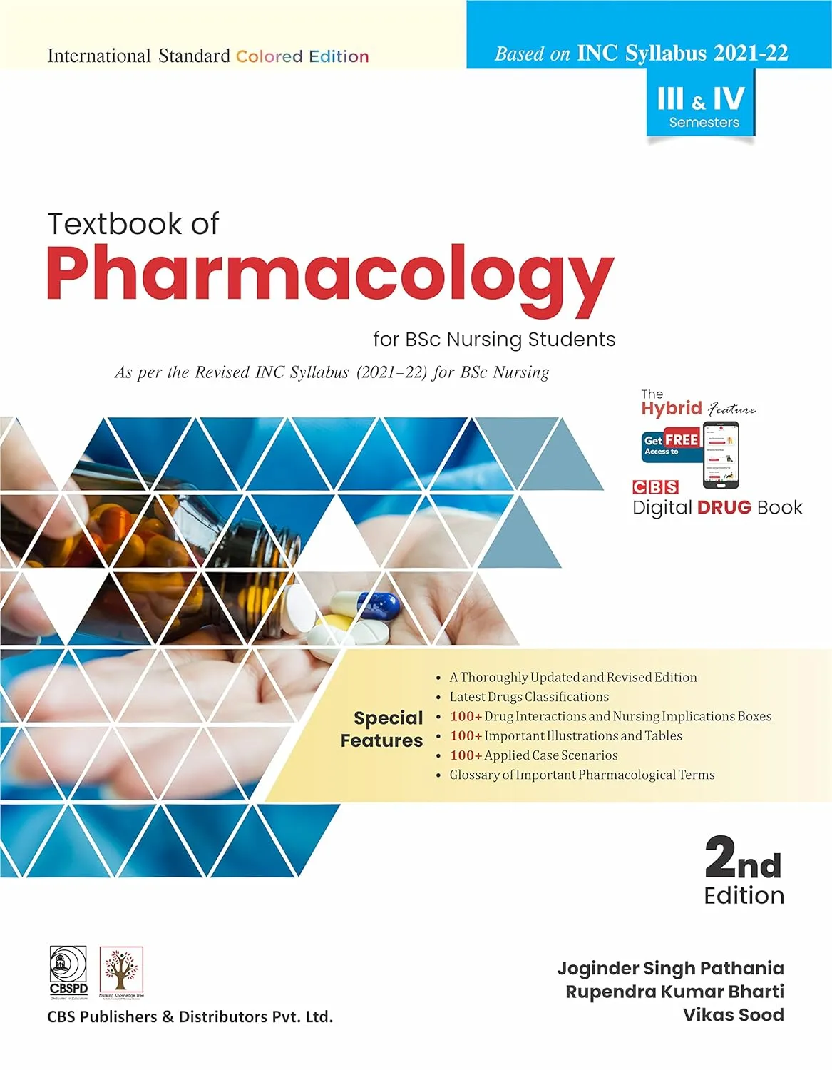 Textbook Of Pharmacology For Bsc Nursing Students 2nd Edition | Paperback