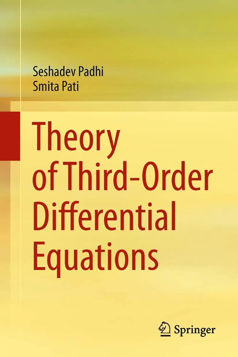 Theory of Third-Order Differential Equations | Hardcover
