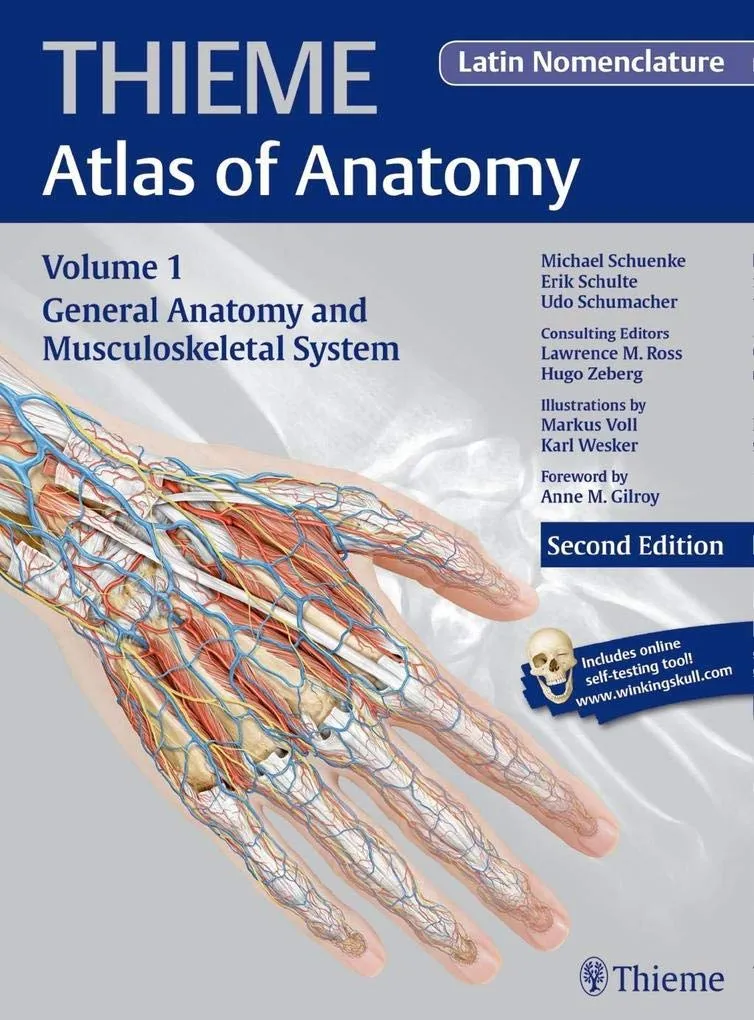 Thieme Atlas of Anatomy General Anatomy and Musculoskeletal System | Volume 1 | Hardcover