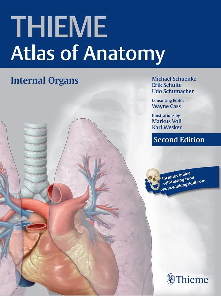 Thieme Atlas of Anatomy Internal Organs | Volume 2 | 2nd Edition | Paperback