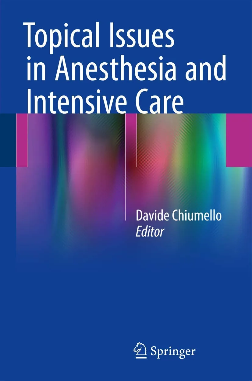 Topical Issues in Anesthesia and Intensive Care | Paperback