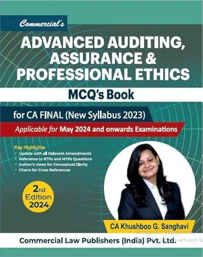 Advanced Auditing, Assurance and Professional Ethics MCQ's Book 2nd Edition