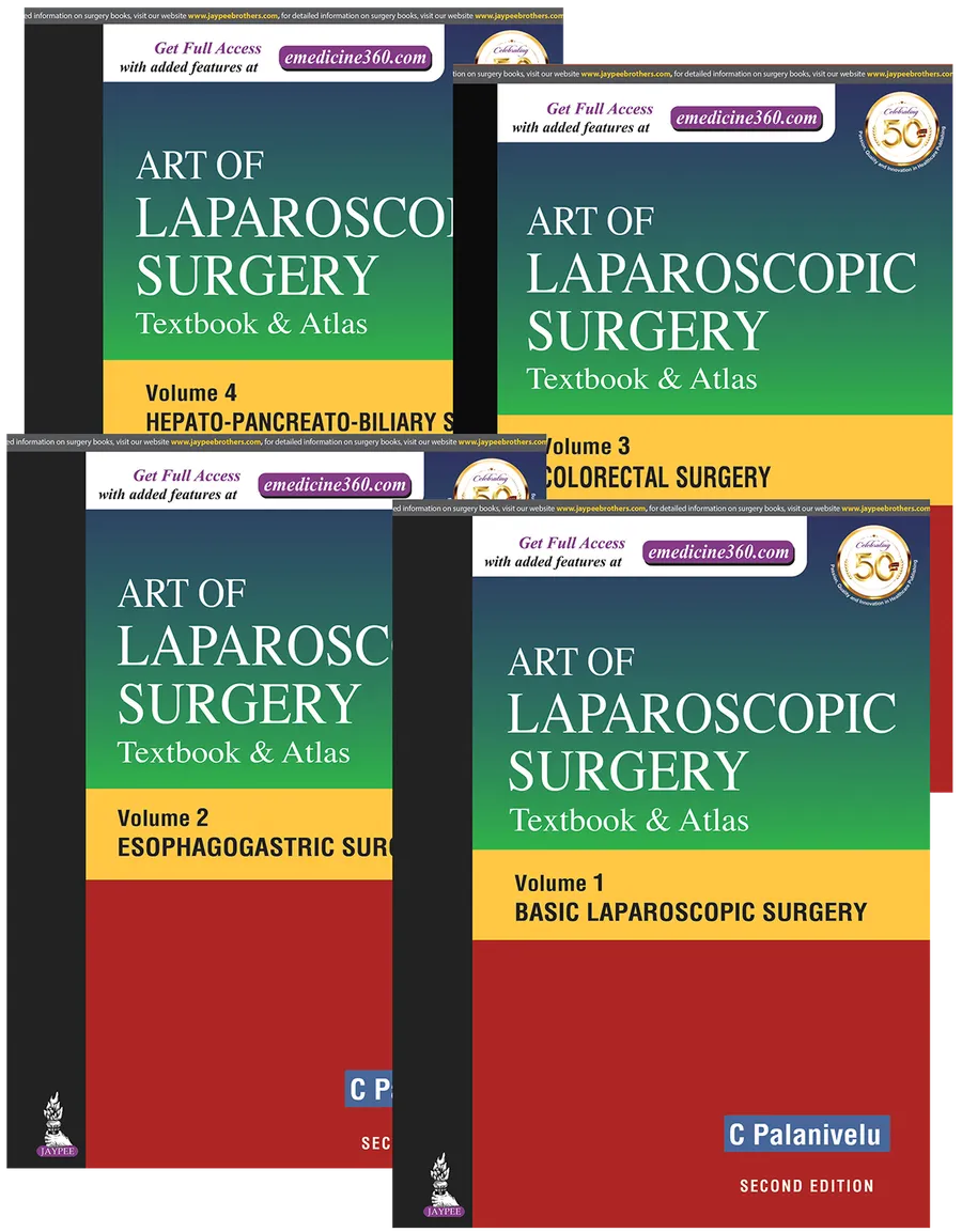 Art Of Laparoscopic Surgery: Textbook & Atlas (4 Volumes) | Hardcover