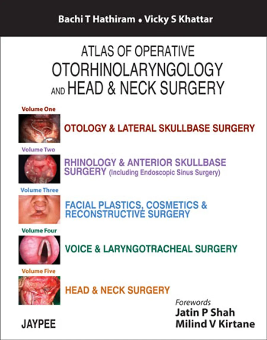 Atlas Of Operative Otorhinolaryngology And Head & Neck Surgery (5Vols.) | Hardcover