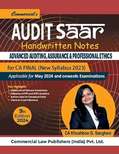 Audit Saar Advanced Auditing, Assurance and Professional Ethics 9th Edition
