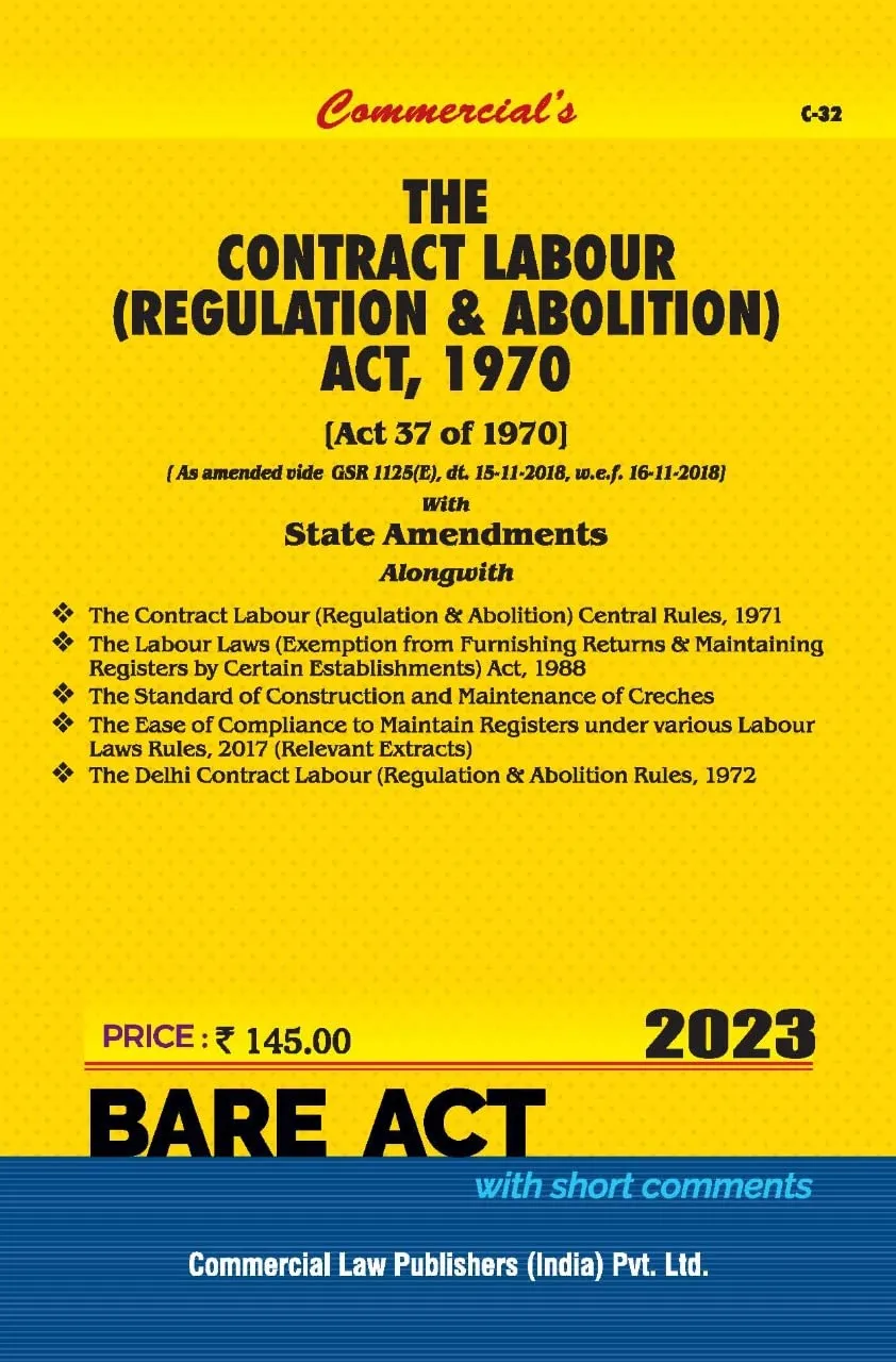 Contract Labour (Regulations and Abolition) Act, 1970