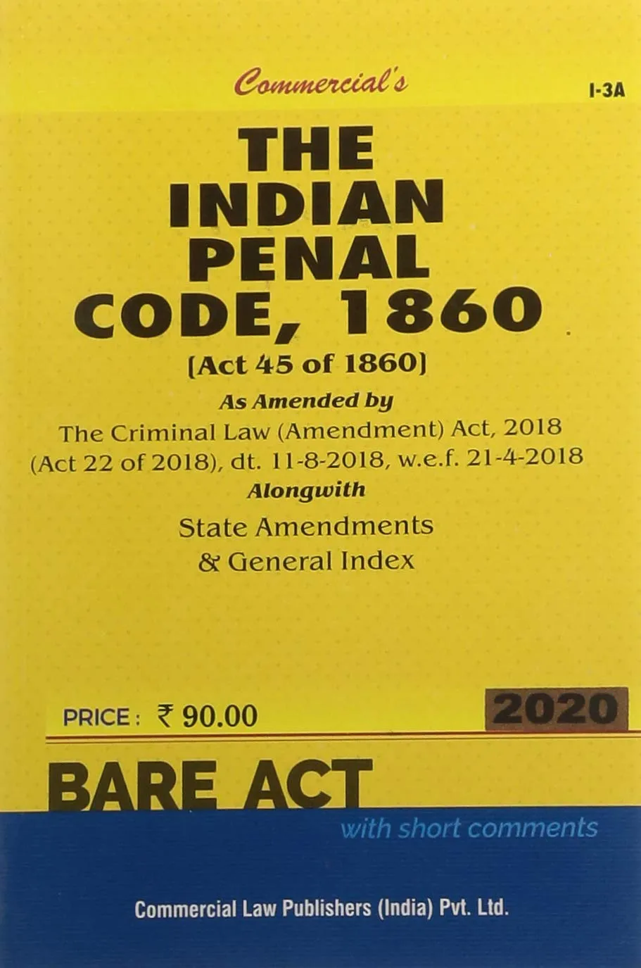Indian Penal Code, 1860 (IPC) [Pkt. Edn.]