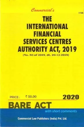 The International Financial Services Centre Authority Act, 2019