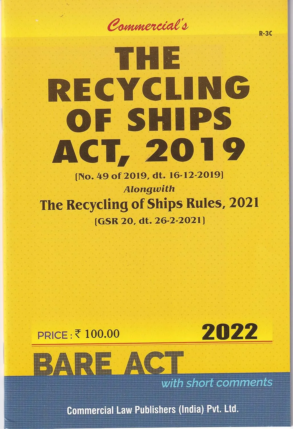 The Recycling of Ships Act, 2019