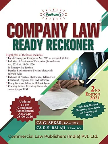 Company Law Ready Reckoner 2nd Edition