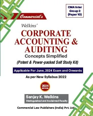 Corporate Accounting and Auditing (Concept Simplified) 2024 Edition