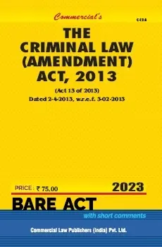Criminal Law (Amendment) Act, 2013