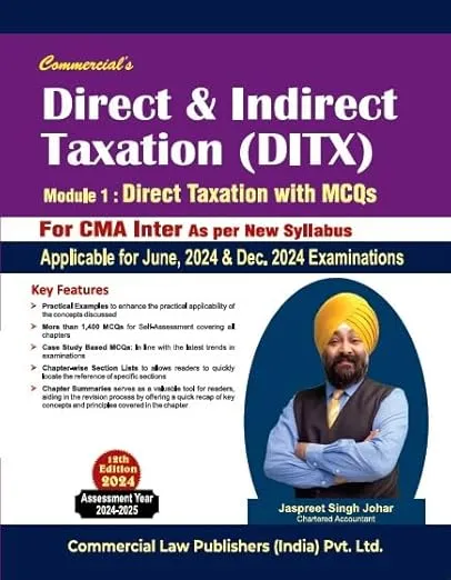 Direct and Indirect Taxation (DITX) Module-1 12th Edition