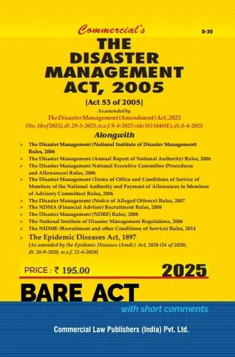Disaster Management Act, 2005 along with Epidemic Diseases Act