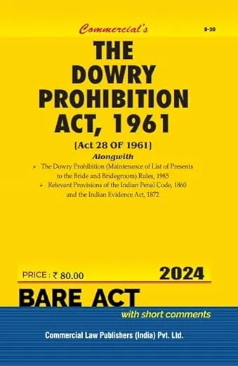 Dowry Prohibition Act, 1961 with Rules