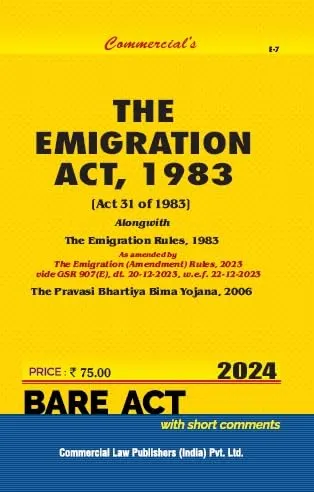 Emigration Act, 1983 alongwith Rules, 1983