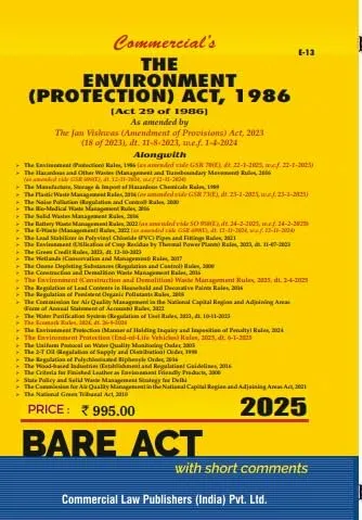 Environment (Protection) Act, 1986 with Rules