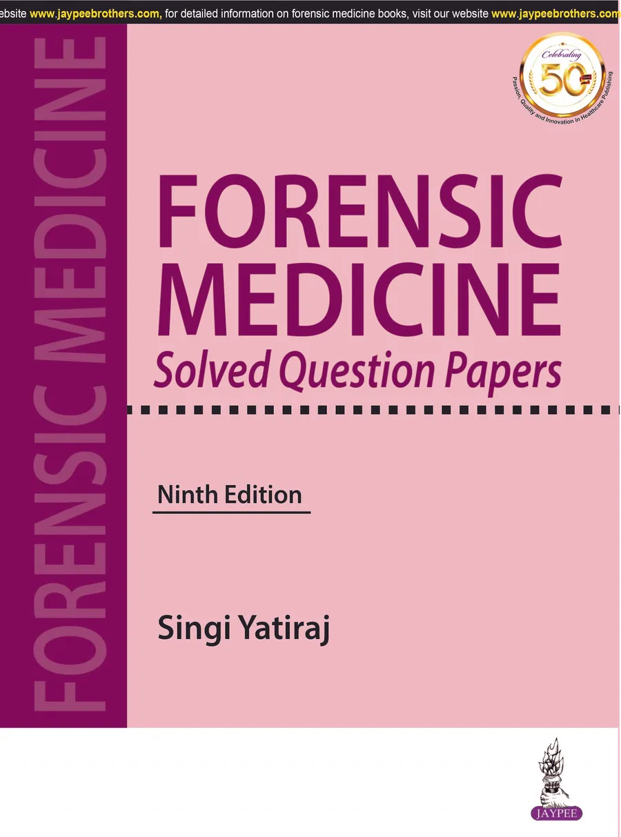 Forensic Medicine Solved Question Papers | Paperback