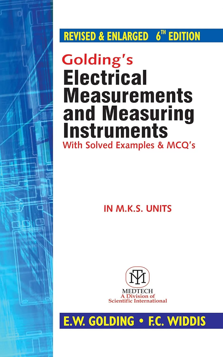 Golding's Electrical Measurements And Measuring Instruments6th Edition | Paperback